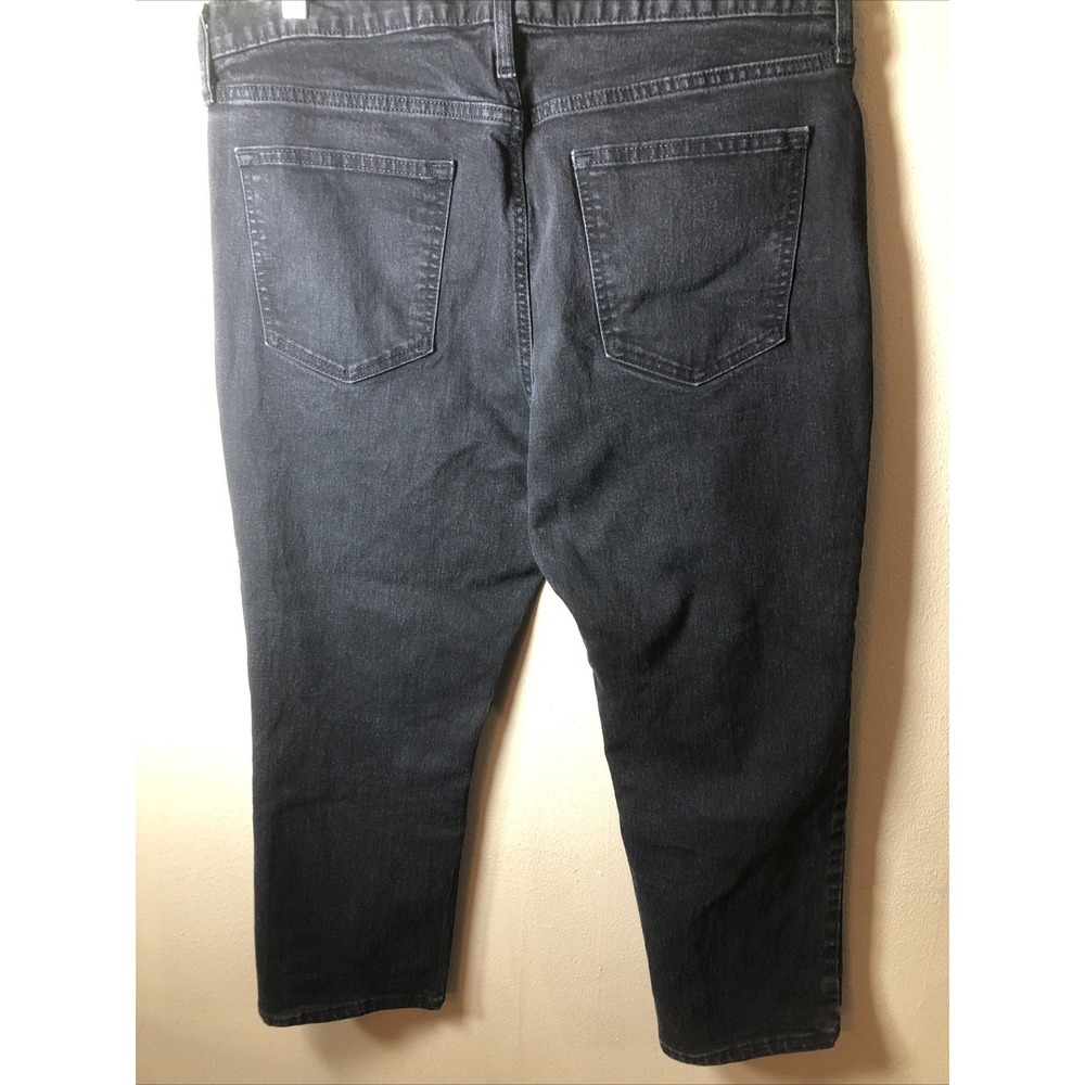 Old Navy Pants Mens Black Denim Slim Built In Flex Size 36 X 23.5 Inseam - Picture 5 of 7